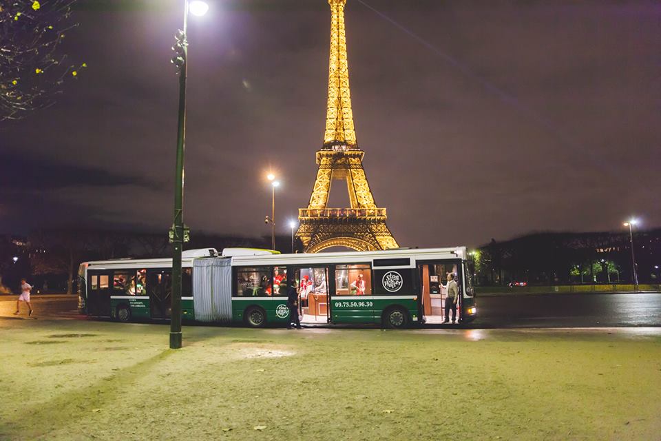 Idées pour un EVJF à Paris : le bus discothèque
