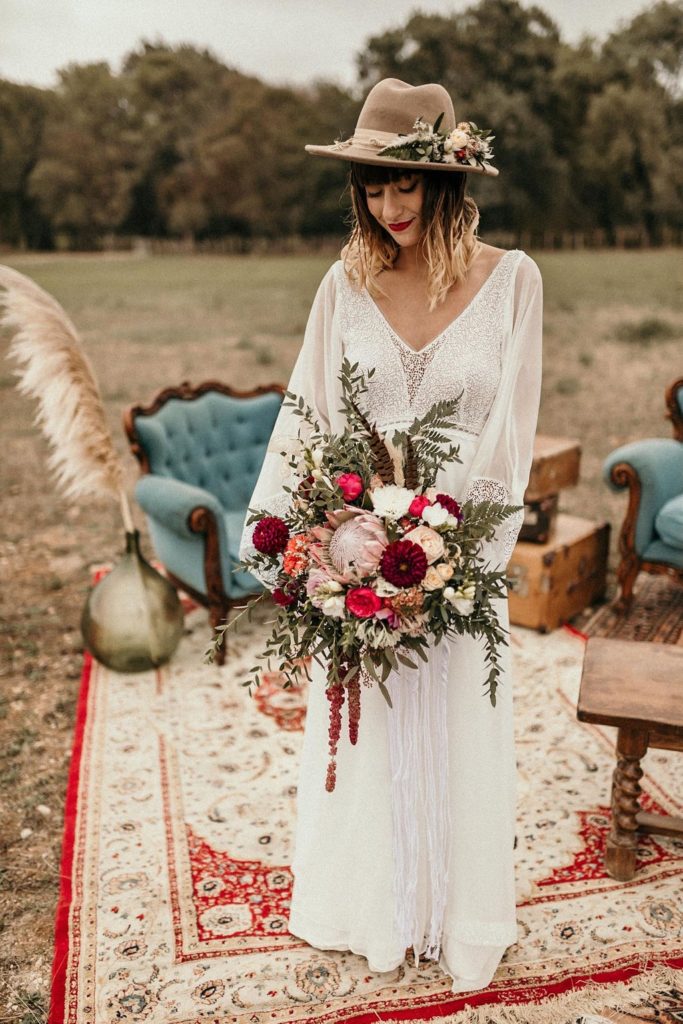 Hippie chic mariage best sale